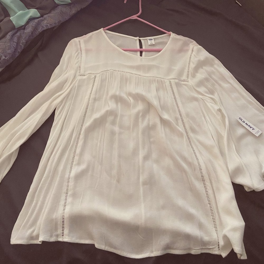 White Long Sleeved Shirt